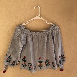 Off the shoulder top